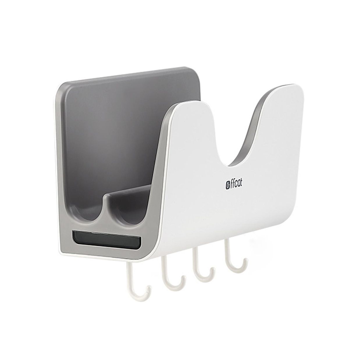 Kitchen Storage Rack Easy Installation Chopping Board Holder Grey