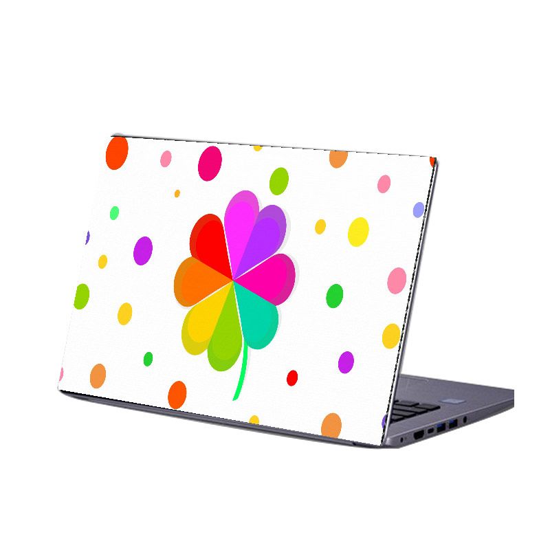Laptop Decal Vinyl Sticker - Flower Design  11"- 15.6"