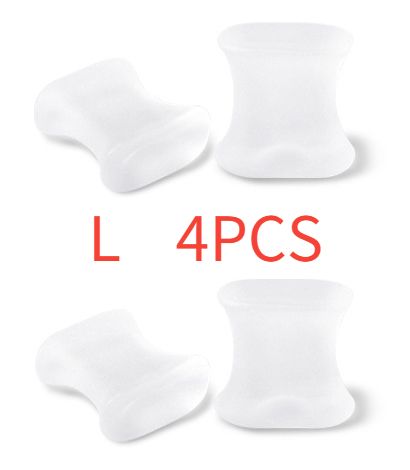 4PCS Soft Silicone Manicure Pedicure Nails Finger Separator Flexible Finger Toe