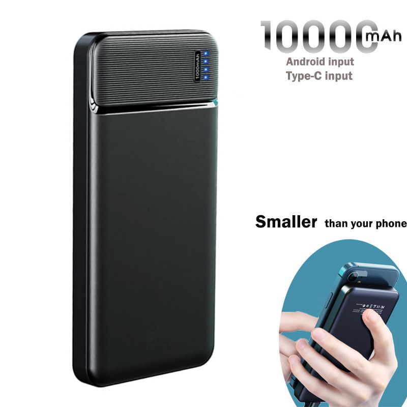 10000mAh Power Charge Bank Compact LCD