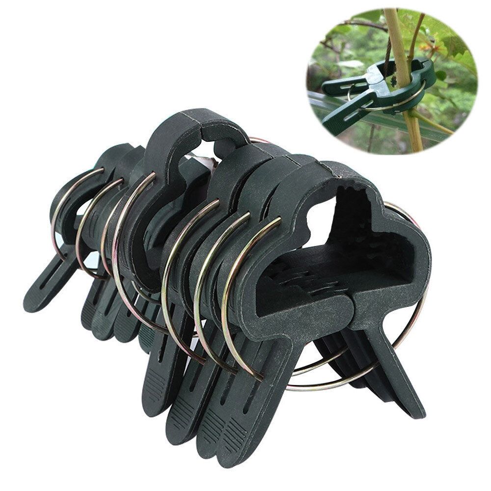 8Pcs Plant Support Clips Tomato Clips Gardening Spring Clips
