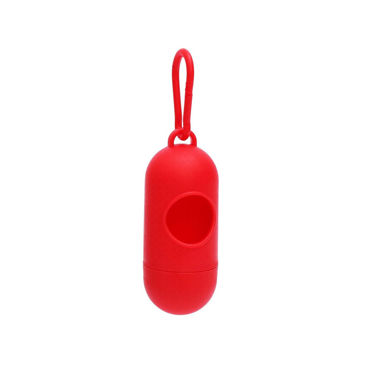 Dog Waste Dispenser Trash Sack Case Carrier Red