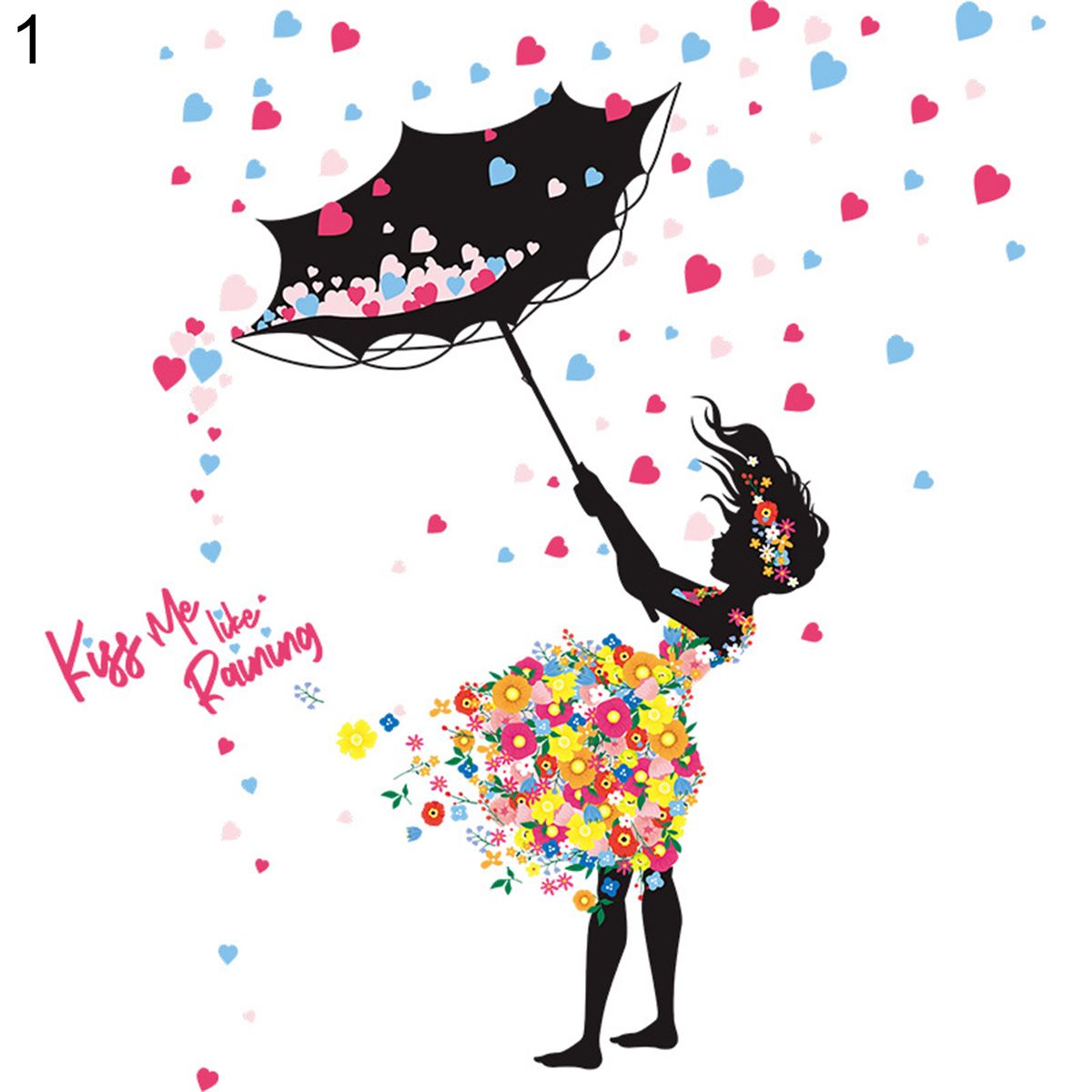 Wall Sticker Self-adhesive Easy To Apply PVC Fairy Girl