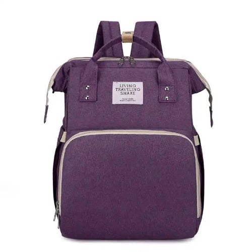 Expandable Baby Bag - Purple