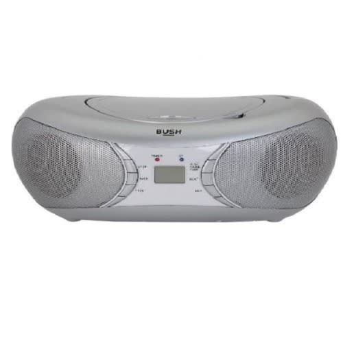 Bush Bluetooth Cd Boombox - Silver