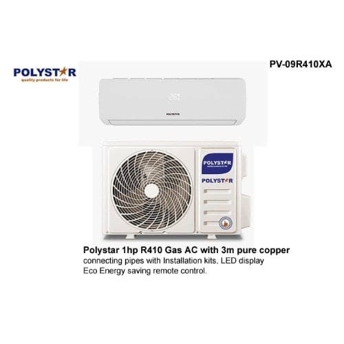 1hp Split Air Conditioner+ Free Installation Kit - Pv-09r410xa Split Air Conditioner