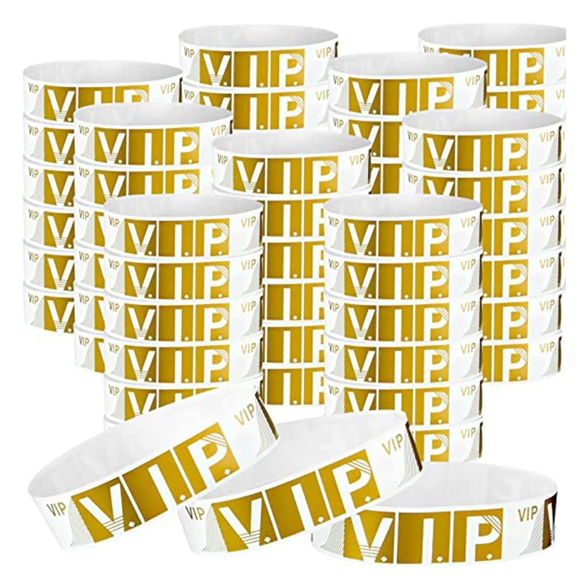500 Pcs VIP Wristbands Lightweight Event Bracelets