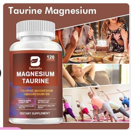 Magnesium Taurate 800mg 60 Capsules