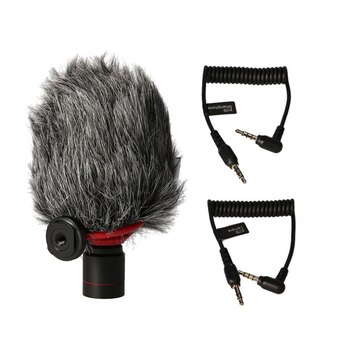 Smartphone Camera Microphone Kit With Super-cardioid