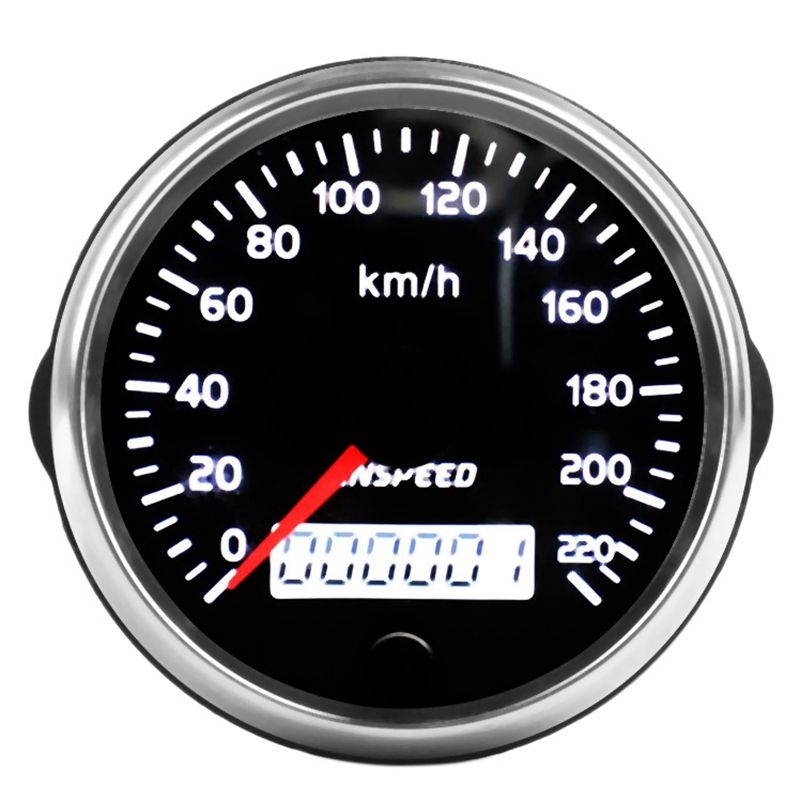 CNSPEED Universal Speedometer 12V/24V Odometer
