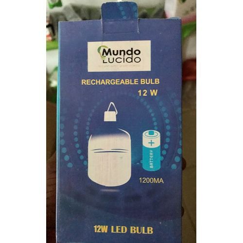 USB Rechargeable Led Bulb With Hanger- 12W