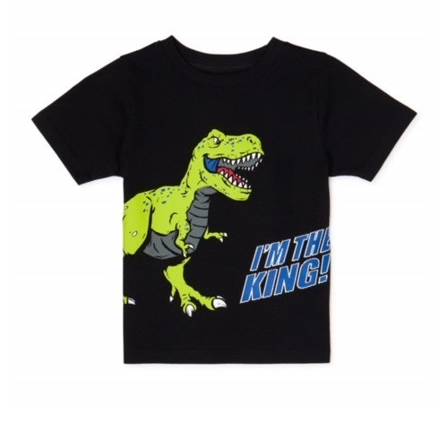 Baby Boy & Toddler Boys "I'm The King" Short Sleeve T-shirt Top