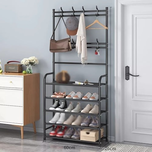 Multi-purpose Shoes - Bags And Hats Rack Organizer - 5 Layers