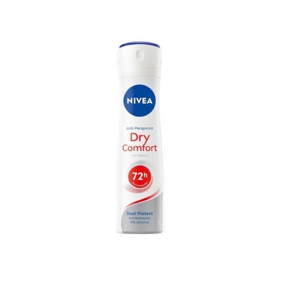 Dry Comfort Anti-perspirant Spray For Women - 72h - 200ml x 2