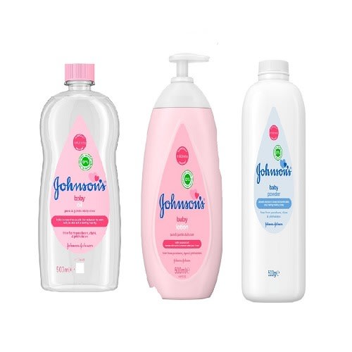Johnson's Baby Oil, Lotion And Powder Set - 500ml Each