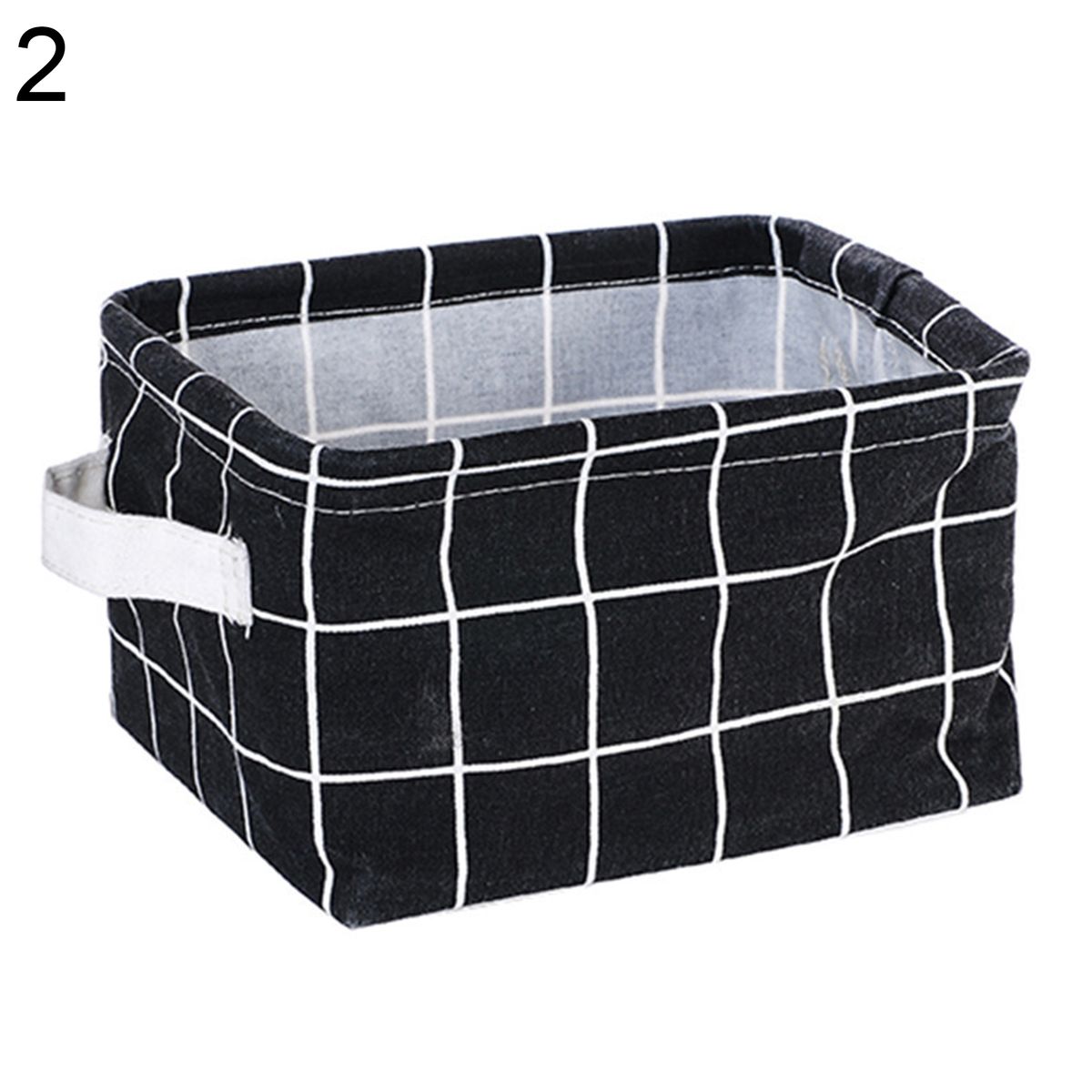 Foldable Desktop Underwear Storage Box Cosmetic Basket-