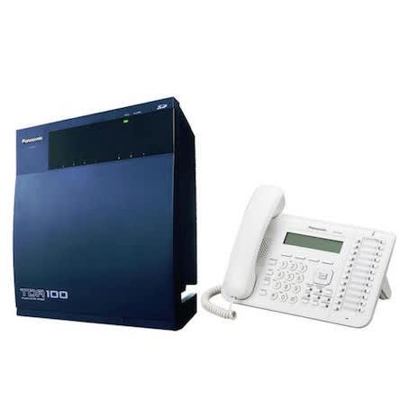 Intercom Pabx Equipment 104 Extension Configuration - KX-TDA 100 Hybrid IP-PBX