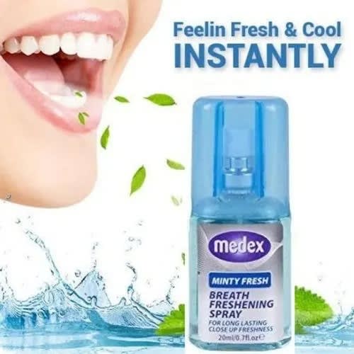 Medex Antibacterial Mouth Spray - Spearmint Mouth Odor Corrector-20ml