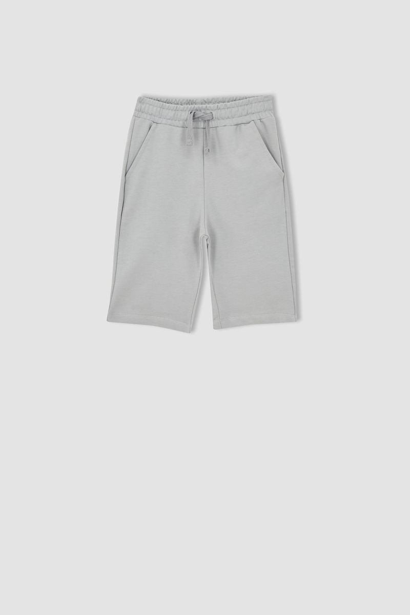 Boy - Knitted Bottom Short - Grey