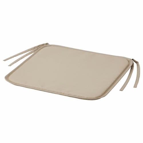 BrAmOn In/outdoor Chair Pad - 34x34x1.0cm - Beige