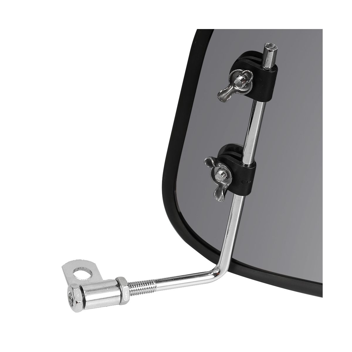 General Motorcycle Retro Modified Oval Gray Windshield Suitable for New Continent S07 Electric Car