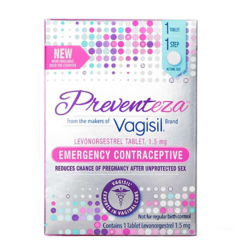 Preventeza Emergency Contraceptive Pill With Levonorgestrel