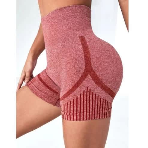 Ladies Tight short Pants - Non Padded Underwear - Red Fitness Wear