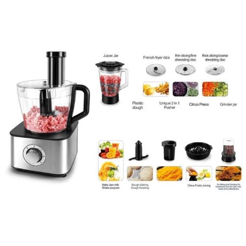 Food Processor And Yam Pounder - 8 In 1 - 1200W - 3.2L