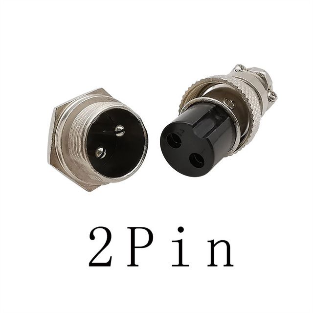 GX12 Aviation Connector Plug Socket Panel Metal Mount