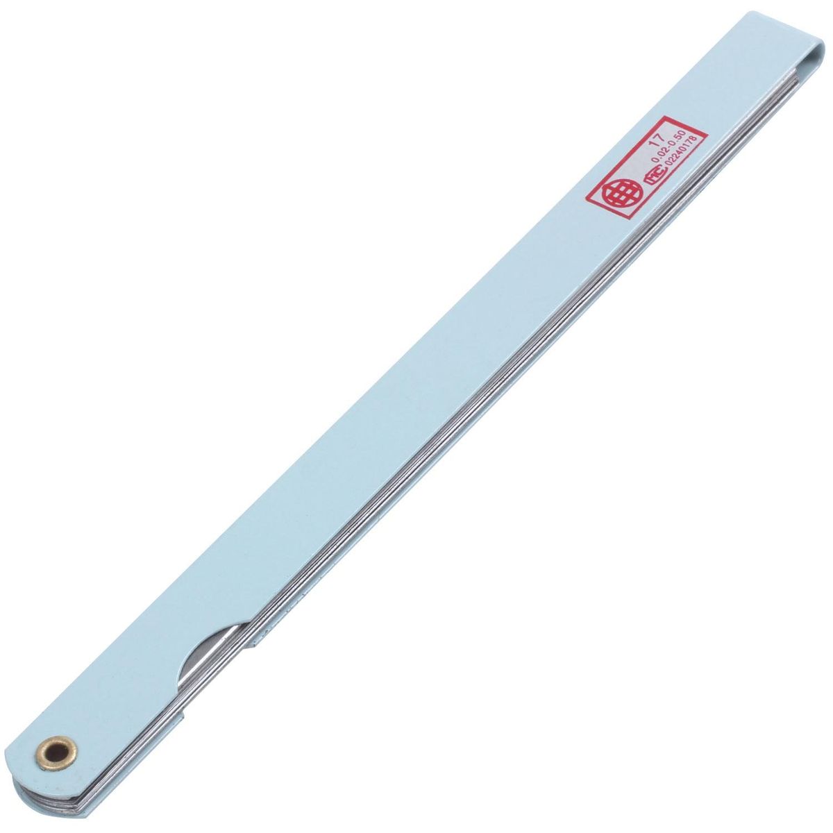 200mm Long 17 Leaves 002mm-10mm space Thick Measure Feeler Gauge Gage