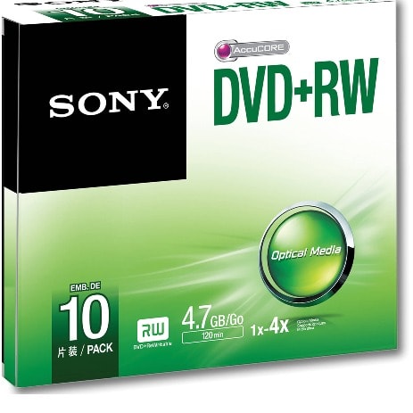 47 GB DVD  RW - 1x Disc