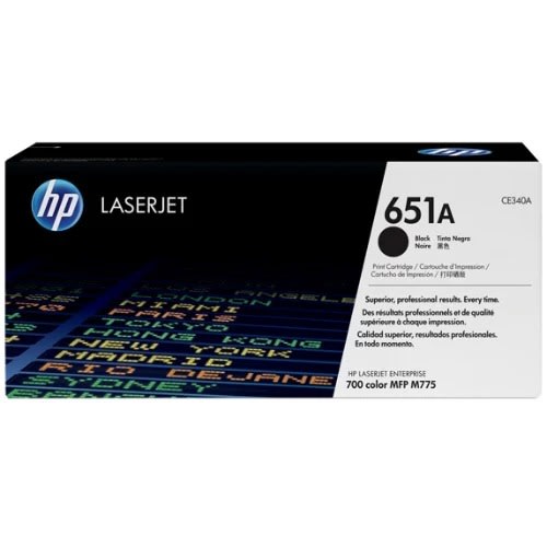 HP 651a Laserjet Toner Cartridge - Black