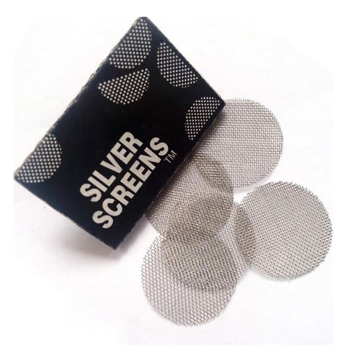 Silver Steel Mesh Filter Screen Pipe -25Pieces