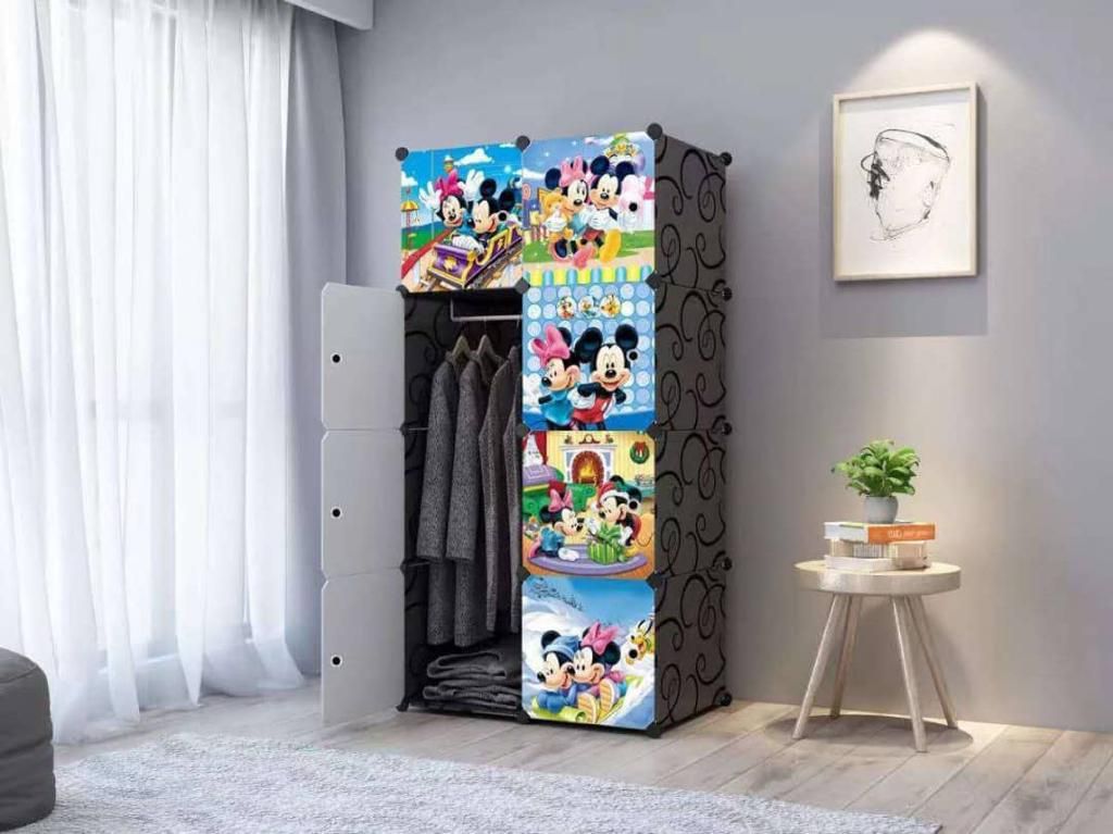 Storage Wardrobe Cabinet 8 Doors With Character