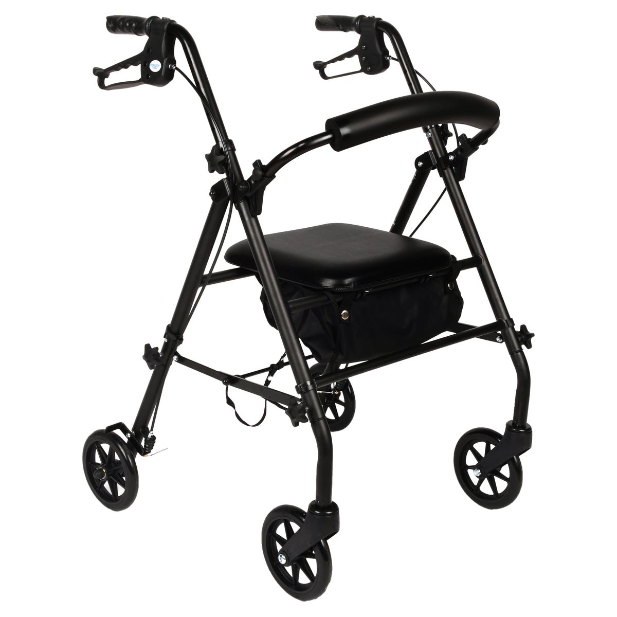 Foldable Rollator Walker Walking Frame Mobility Aid C