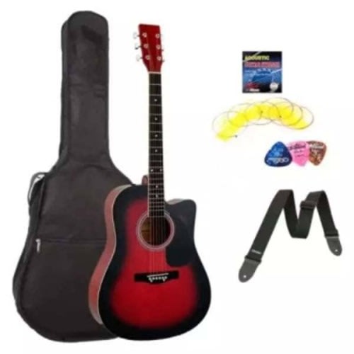38 Redburst Acoustic Guitar
