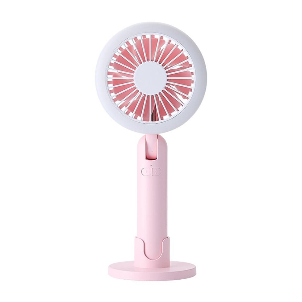 Cartoon Portatil Rechargeable Cute Portable Handheld Light Desktop Ventilador Bear Fan Air Cooling USB LED Air Fans Mini Fan