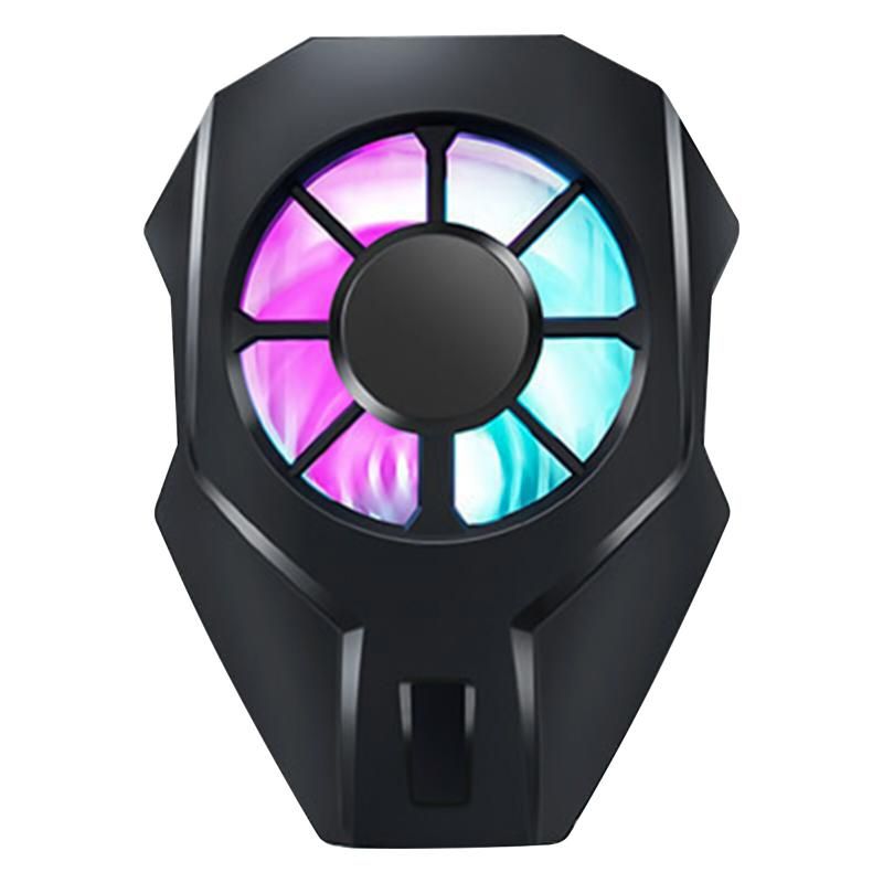 Mobile Phone Cooler Heatsink With Fan For Gaming Lives (Blac