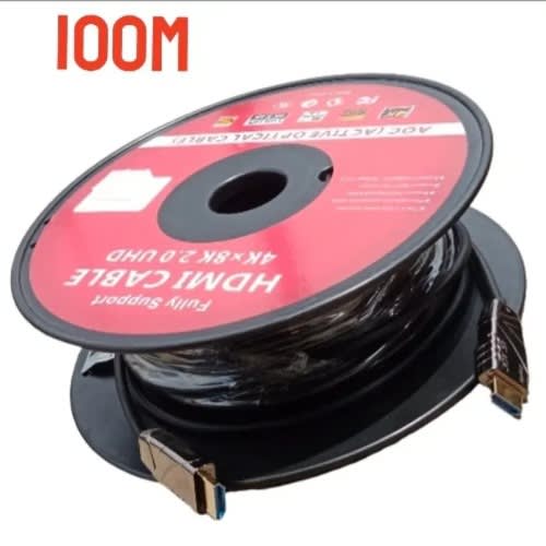 Hdmi Optical Fibre Cable - 4k X 8k 2.0 Uhd - 100m