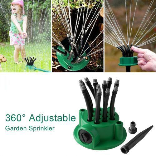 Watering Sprinkler 360-Degree Garden Automatic Multi-Head Gardening