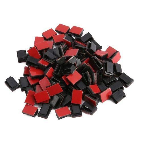100 Pcs Adhesive Cable Clips Wire Clamps Car Cable