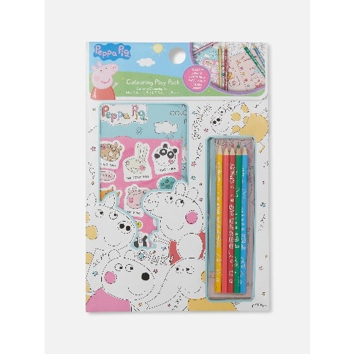 Peppa Pig Colouring Play Pack Set