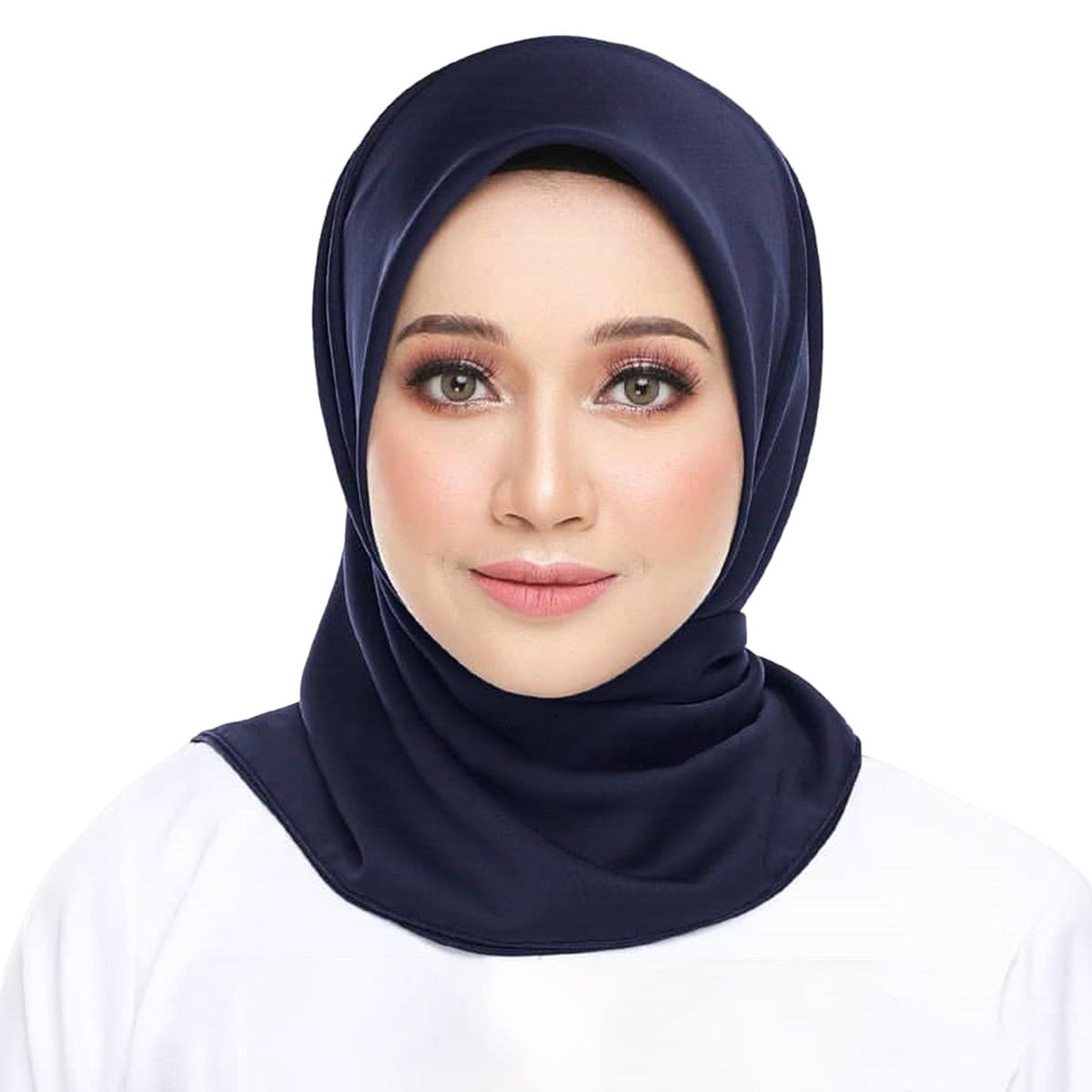 Women Head Wrap Vivid Color Wear Resistant-Navy Blue