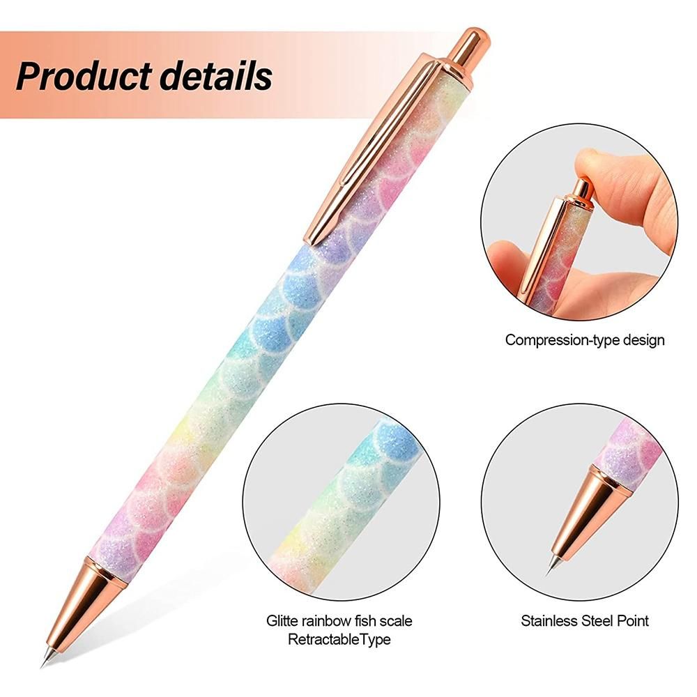 2 Pcs Glitter Weeding Pen Fine Point Pin Pen Weeding Tool