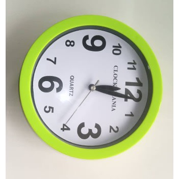 Round Alarm Clock - Lemon Green