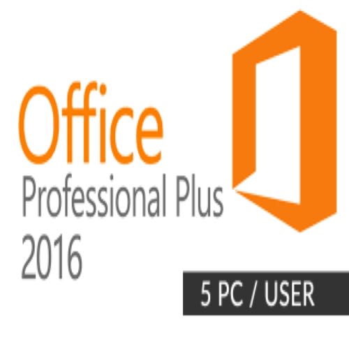 Microsoft Office 2016 Professional Plus Activation Key- 5 Users