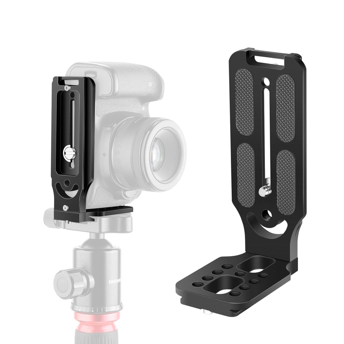 L Shape Bracket Vertical QR Plate Universal DSLR Camera L Bracket With 1/4 Inch Screw Arca Swiss Compatible With Osmo Ronin Zhiyun Nikon Canon Sony DSLR Camera