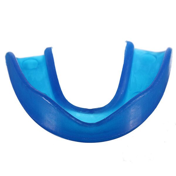 Silicone Mouth Guards Stop Bruxism Sheild Tray Teeth Grinding Dental In Box Blue (Intl) Blue