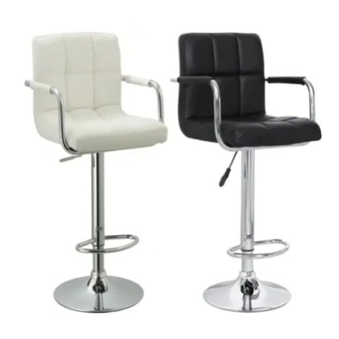 Black And White Barstool - 2pcs