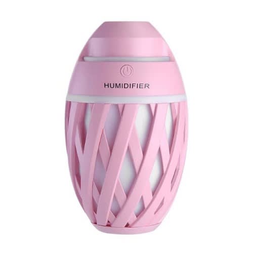 Creative Olive Humidifier With Led Night Light - 320ml - Pink